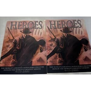 2001 MARVEL COMICS HEROS VOL. 1 Lot of two